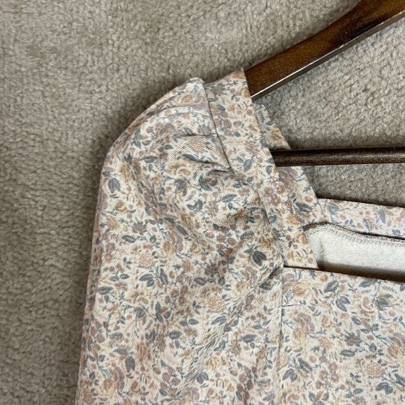 Splendid Josephine Sweatshirt Women's Medium Knit Top Floral Relaxed Puff Sleeve - Picture 5 of 11